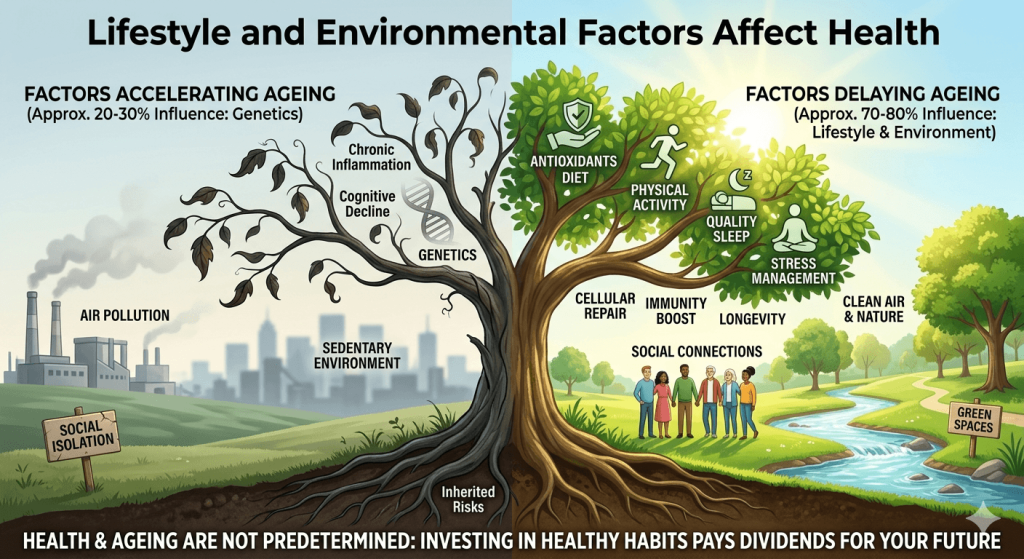 Lifestyle and Environmental Factors Affect Health
