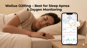Wellue O2Ring – Best for Sleep Apnea & Oxygen Monitoring