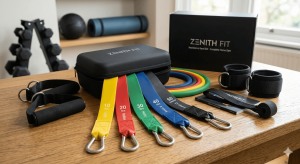 high-quality resistance band set for home workouts